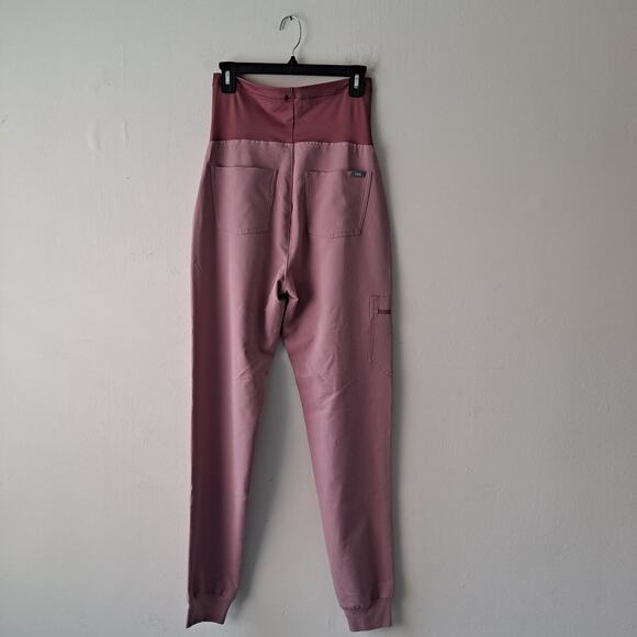 FIGS Zamora Maternity Jogger Scrub Pants Mineral Mauve Womens Tall Size XXS NWT - Picture 5 of 11